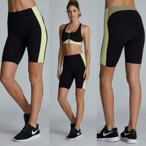 Noli Yoga Wear Women's Small Pace Biking Shorts Compression Fit Anti Slip Waist